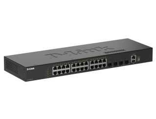 D-Link 24 Ports GE + 4 Ports 10G SFP+ Smart Managed Switch, DGS-1530-28