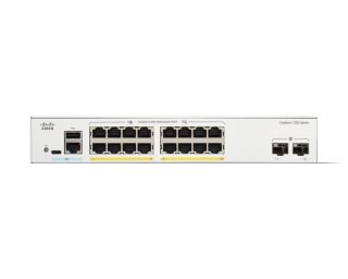 Cisco Catalyst 1300 16-портов GE, PoE, 2x1G SFP комутатор