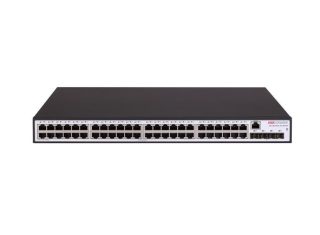 HikVision 48 GE RJ45, 4 GE SFP, Smart L2+ Switch, 48 x Gigabit RJ45 порт, 4 x Gigabit оптичен порт, комутационен капацитет 104 Gbps, 6 kV защита от пренапрежение