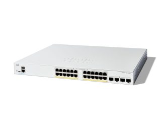 Комутатор Cisco Catalyst 1200 24-port GE, Full PoE, 4x1G SFP