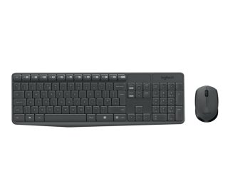Logitech MK235 Безжичен комплект клавиатура и мишка - Сив - US INTL