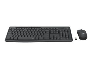 Logitech MK295 Silent Wireless Combo - Graphite - US INTL - 2.4GHz - INTNL
