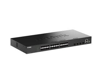 D-Link 24 Ports 1G SFP + 4 Ports 10G SFP+ Smart Managed Switch