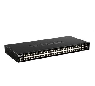 D-Link комутатор 48 порта GE + 2 10GE порта + 2 SFP+ Smart Managed Switch