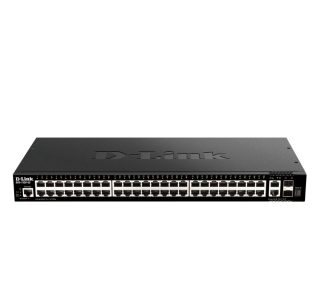 D-Link комутатор 48 порта GE + 2 10GE порта + 2 SFP+ Smart Managed Switch