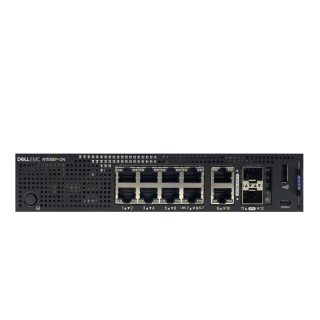 Dell EMC Switch N1108EP-ON, Gigabit, L2, 8x 10/100/1000Mbps half/full duplex порта, 2x GbE RJ45 и 2x GbE SFP интерфейса, 8xPoE/PoE+, DNN1108EP, 137W PoE power budget RJ45, FastPoE, Perpetual PoE, 1 RU half-width, fanless operation, LL Hardware Warranty