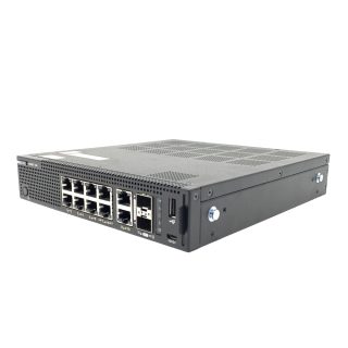 Dell EMC Switch N1108EP-ON, Gigabit, L2, 8x 10/100/1000Mbps half/full duplex порта, 2x GbE RJ45 и 2x GbE SFP интерфейса, 8xPoE/PoE+, DNN1108EP, 137W PoE power budget RJ45, FastPoE, Perpetual PoE, 1 RU half-width, fanless operation, LL Hardware Warranty