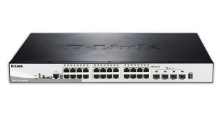 D-Link 28-портов Gigabit Stackable POE Smart Managed Switch с 4 10G SFP+ порта