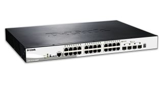D-Link 28-портов Gigabit Stackable POE Smart Managed Switch с 4 10G SFP+ порта