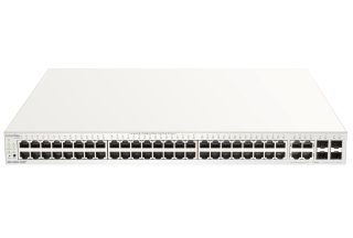 D-Link 52-портов Gigabit PoE+ Nuclias Smart Managed Switch с 4x 1G Combo порта, 370W (с 1-годишен лиценз)