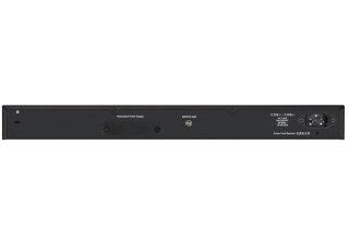 D-Link 24x10/100/1000Base-T PoE порта (370W бюджет) Layer 3 Stackable Managed Gigabit Switch с 2x10GBASE-T порта и 4xSFP+ порта