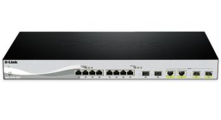 D-Link DXS-1210-12TC 12-портов управляем комутатор с 8x10GBase-T и 4xSFP+