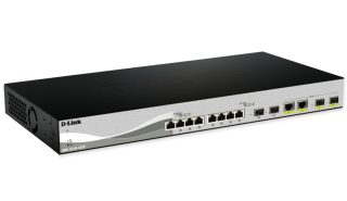 D-Link DXS-1210-12TC 12-портов управляем комутатор с 8x10GBase-T и 4xSFP+