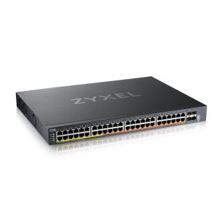 ZyXEL XMG2230-52HP L3 Access Switch, 16x 2.5G, 32x 1G, AC:960W PoE, DC:2400W PoE, 4x SFP+ Uplink, incl 1 yr NebulaFlex Pro