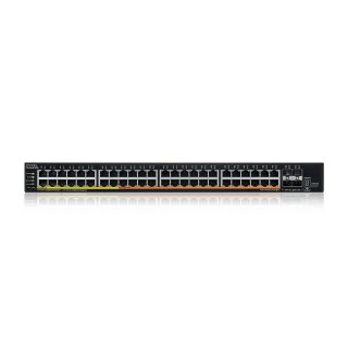 ZyXEL XMG2230-52HP L3 Access Switch, 16x 2.5G, 32x 1G, AC:960W PoE, DC:2400W PoE, 4x SFP+ Uplink, incl 1 yr NebulaFlex Pro