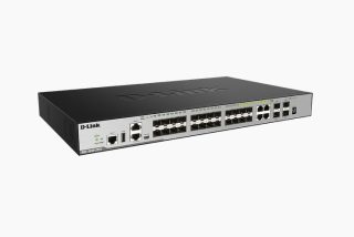 D-Link xStack 20-port SFP Layer 3 Stackable Managed Gigabit Switch including 4-port Combo 1000BaseT/SFP plus 4 10GE SFP+