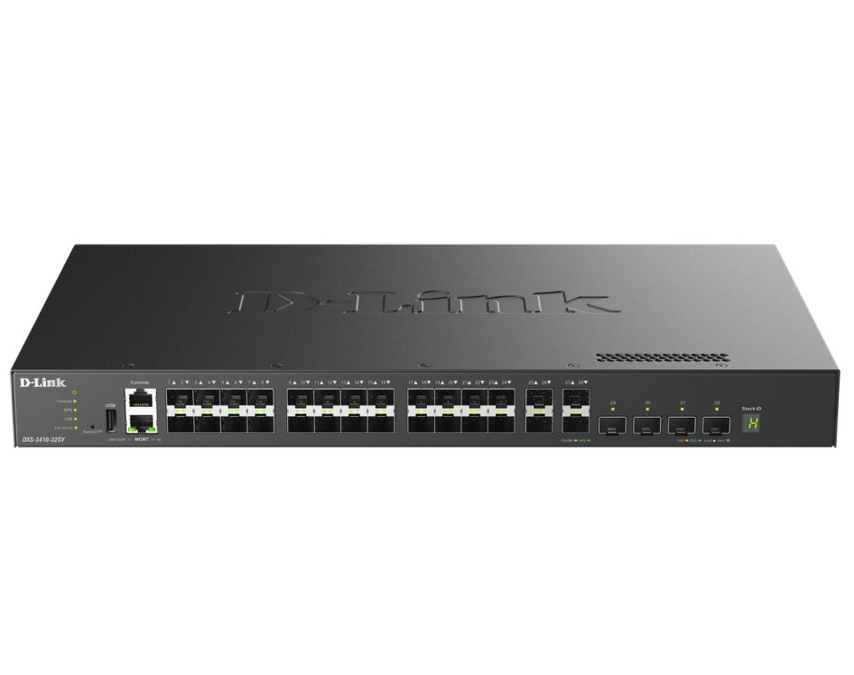 D-Link DXS-3410-32SY 10G Layer 3 Stackable Managed Switch
