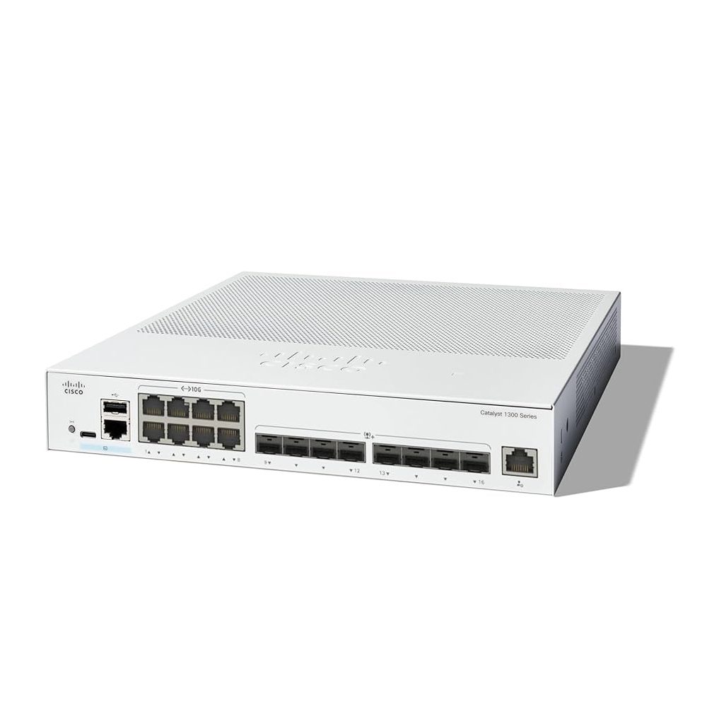 Комутатор Cisco Catalyst 1300 8-портов 10GE, 8-портов SFP+