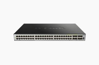 D-Link xStack 44-портов GE и 4-портов Combo 1000BaseT/SFP плюс 4 10GE SFP+ комутатор