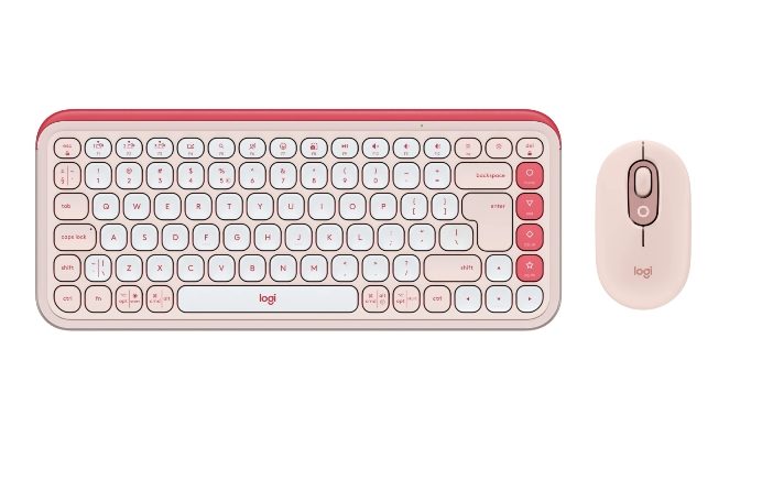 Logitech POP Icon Combo - Rose - US INT'L - BT - N/A - INTNL-973