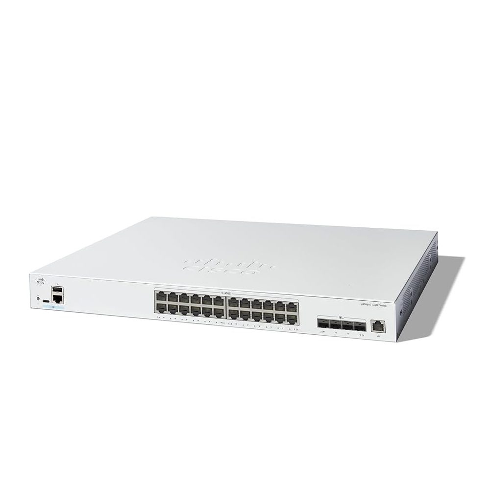 Cisco Catalyst 1300 24-портов 10GE, 4x10G SFP+ Shared
