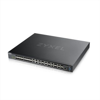 ZyXEL XS3800-28, 28-портов 10GbE L2+ управляем комутатор Nebula Flex Pro (двойно AC, 1 година NCC Pro pack лиценз в комплект)
