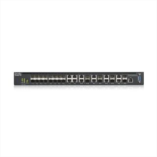 ZyXEL XS3800-28, 28-портов 10GbE L2+ управляем комутатор Nebula Flex Pro (двойно AC, 1 година NCC Pro pack лиценз в комплект)
