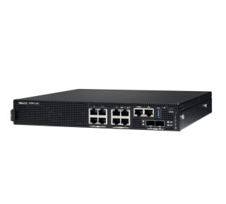 Комутатор Dell EMC N3208PX-ON, 4x1G RJ-45, 4x1/2.5/5G RJ-45, 2x10G SFP+, PoE 90W, 1xAC PSU, IO/PS, OS6, Lifetime Limited Hardware Warranty