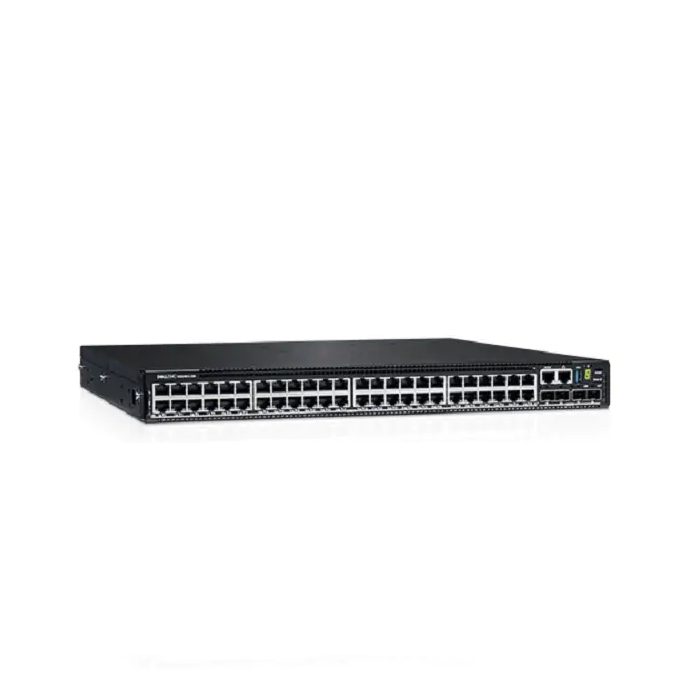 Dell EMC PowerSwitch N2248X-ON, 48x1/2.5G, 4x25G, 2x40G Stacking, 1xAC PSU, IO/PS airflow, OS6, Lifetime Limited Hardware Warranty