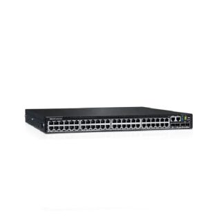 Dell EMC PowerSwitch N2248X-ON, 48x1/2.5G, 4x25G, 2x40G Stacking, 1xAC PSU, IO/PS airflow, OS6, Lifetime Limited Hardware Warranty