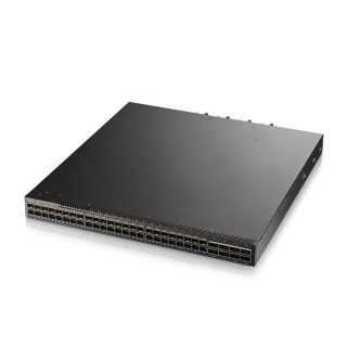 ZyXEL CX4800-56F, EU, 48-портов 10/25G L3 агрегиращ оптичен комутатор с 8 100G uplink (с 2 AC захранвания)