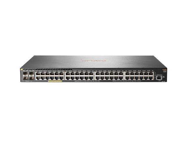 HPE Aruba Networking 2930F 48G PoE+ 4SFP+ TAA-compliant Switch