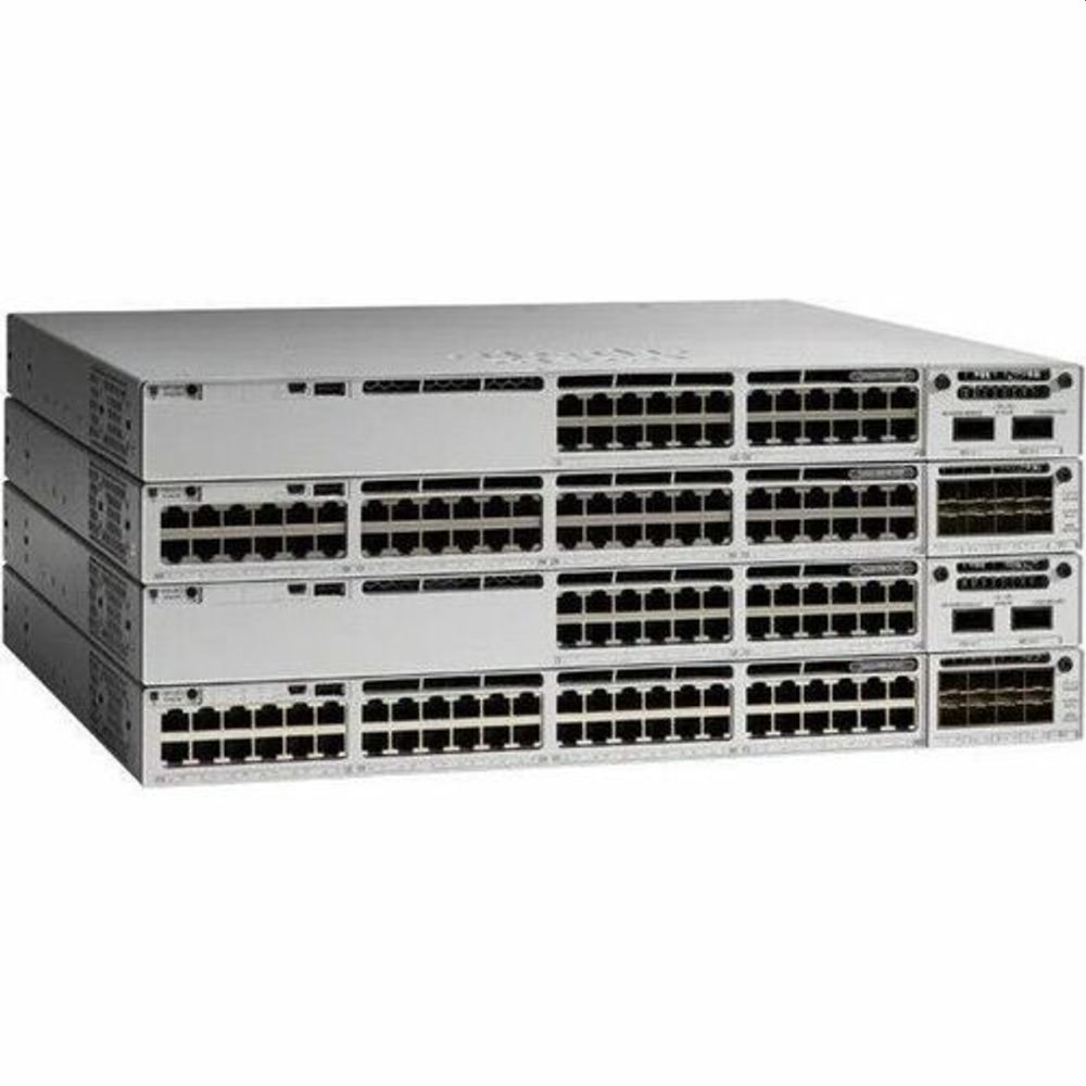 Cisco Catalyst 9300 24-портов 25G/10G/1G SFP28 с модулни ъплинкове, Network Essentials