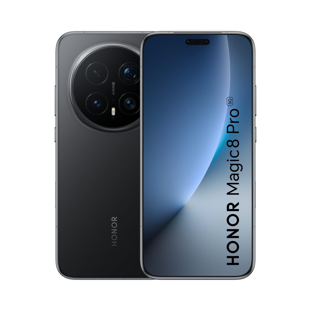 HONOR Magic8 Pro Black, 6.71" OLED, 1.07 милиарда цвята, 2800x1256, Snapdragon 8 Elite Gen 5 (2x4.6GHz+6x3.62GHz), 12GB, 512GB, Камера 200+50+50MP/Предна 50MP, 6270mAh, FPT, Face ID, BT 6.0, USB Type-C 3.2, OTG, Android 16, MagicOS 10, IP68/IP69K