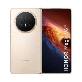 Сгъваем смартфон Honor Magic V6, Gold, 6.52" / 7.95" OLED, Snapdragon 8 Elite Gen 5, 16GB/512GB, 6660mAh