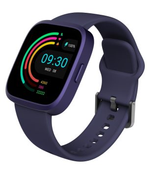 Смарт часовник HiFuture Edge Purple, 1.72" HD дисплей, двуядрен процесор, алуминиева рамка, Bluetooth разговори