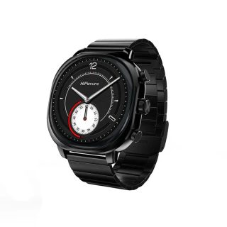Смарт часовник HiFuture AIX Black, 1.43" AMOLED, 466x466, Bluetooth разговори, 1ATM водоустойчив