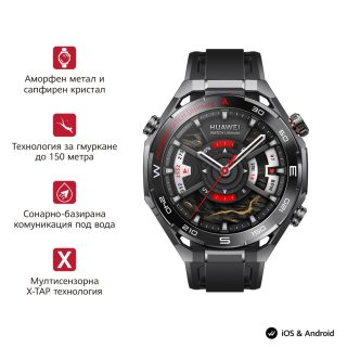 Huawei Watch Ultimate 2 March-B19 Black + Huawei FreeBuds 7i Conch-T010 White