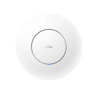 Cudy AP1300 Wi-Fi Gigabit Access Point AC1200 Dual Band Ceiling Mount Access Point, 867Mbps at 5GHz + 300Mbps at 2.4GHz, 1 x GbE RJ45 Port, Support 12V DC or 802.3af PoE or Passive PoE, 12V DC adapter not included