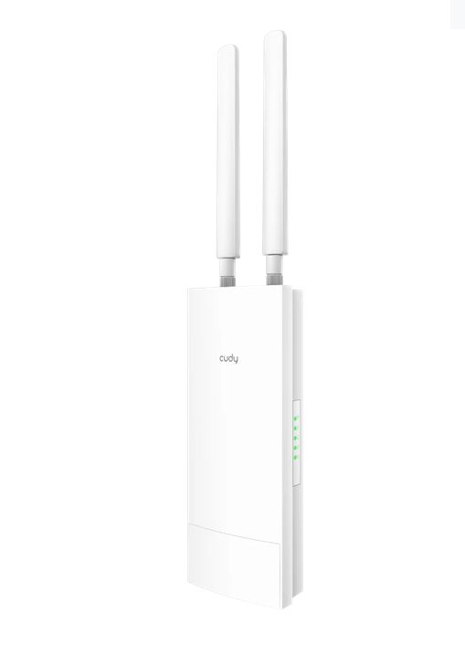 Cudy AP1200 Outdoor WiFi външна точка за достъп AC1200 867Mbps на 5GHz + 300Mbps на 2.4GHz, 1 x 100Mbps RJ45, 24V passive PoE, IP65 водоустойчив, мълниезащита, включен passive PoE адаптер