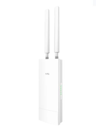 Cudy AP1200 Outdoor WiFi външна точка за достъп AC1200 867Mbps на 5GHz + 300Mbps на 2.4GHz, 1 x 100Mbps RJ45, 24V passive PoE, IP65 водоустойчив, мълниезащита, включен passive PoE адаптер