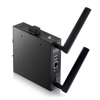 ZyXEL IAP500BE, BE5000, Dual Radio 2x2 MU-MIMO, PoE+ (802.3at), индустриална AP, монтаж на DIN шина, самостоятелно/Nebula Cloud управление, DC захранване