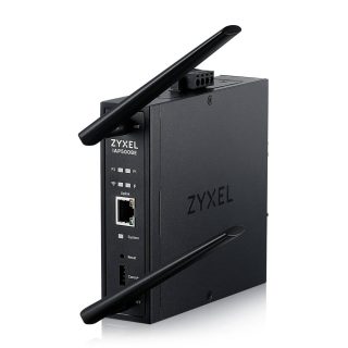 ZyXEL IAP500BE, BE5000, Dual Radio 2x2 MU-MIMO, PoE+ (802.3at), индустриална AP, монтаж на DIN шина, самостоятелно/Nebula Cloud управление, DC захранване