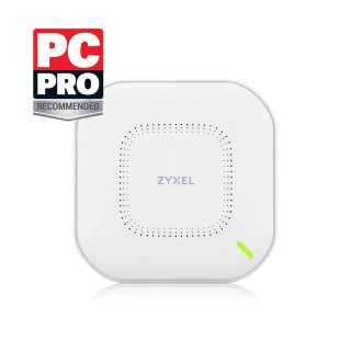 ZyXEL WAX630S Аксес-пойнт, 802.11ax 4x4 Smart Antenna, Single Pack, EU/UK, 1 година NCC Pro лиценз