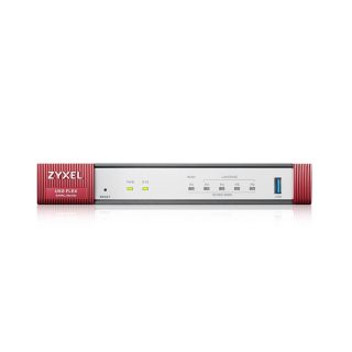 ZyXEL USG FLEX 50 HP, 5 Gigabit потребителски дефинируеми порта, 1*1G PoE+, 1*USB с 1 YR Entry Defense Pack