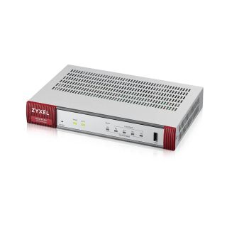 ZyXEL USG FLEX 50 HP, 5 Gigabit потребителски дефинируеми порта, 1*1G PoE+, 1*USB с 1 YR Entry Defense Pack