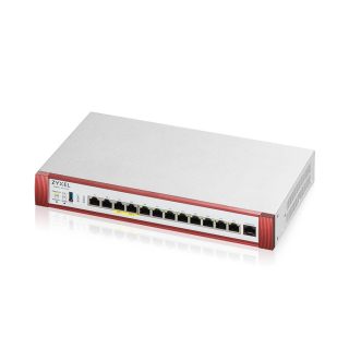 Защитна стена ZyXEL USG FLEX 500 H, 2*2.5G, 2*2.5G (PoE+) & 8 Gigabit потребителски порта, 1*USB с 1 година Gold Security Pack