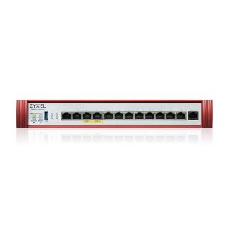 Защитна стена ZyXEL USG FLEX 500 H, 2*2.5G, 2*2.5G (PoE+) & 8 Gigabit потребителски порта, 1*USB с 1 година Gold Security Pack