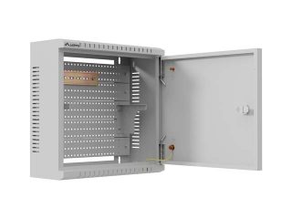 Lanberg TPR 10" Монтажен шкаф с мрежеста плоча 340 x 340 x 140 Сив (сглобен)