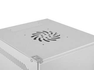 LANBERG комуникационен шкаф 10" за стенен монтаж 6U/280x310 за самостоятелно сглобяване с метална врата, сив (плосък пакет)